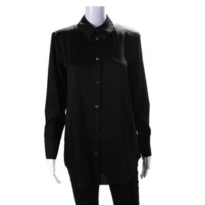 LBV. Black Button-Up Shirt
